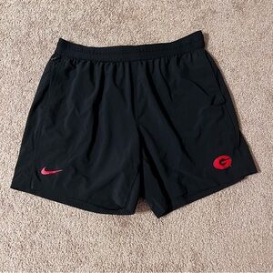 Nike UGA Georgia Bulldogs team issue shorts